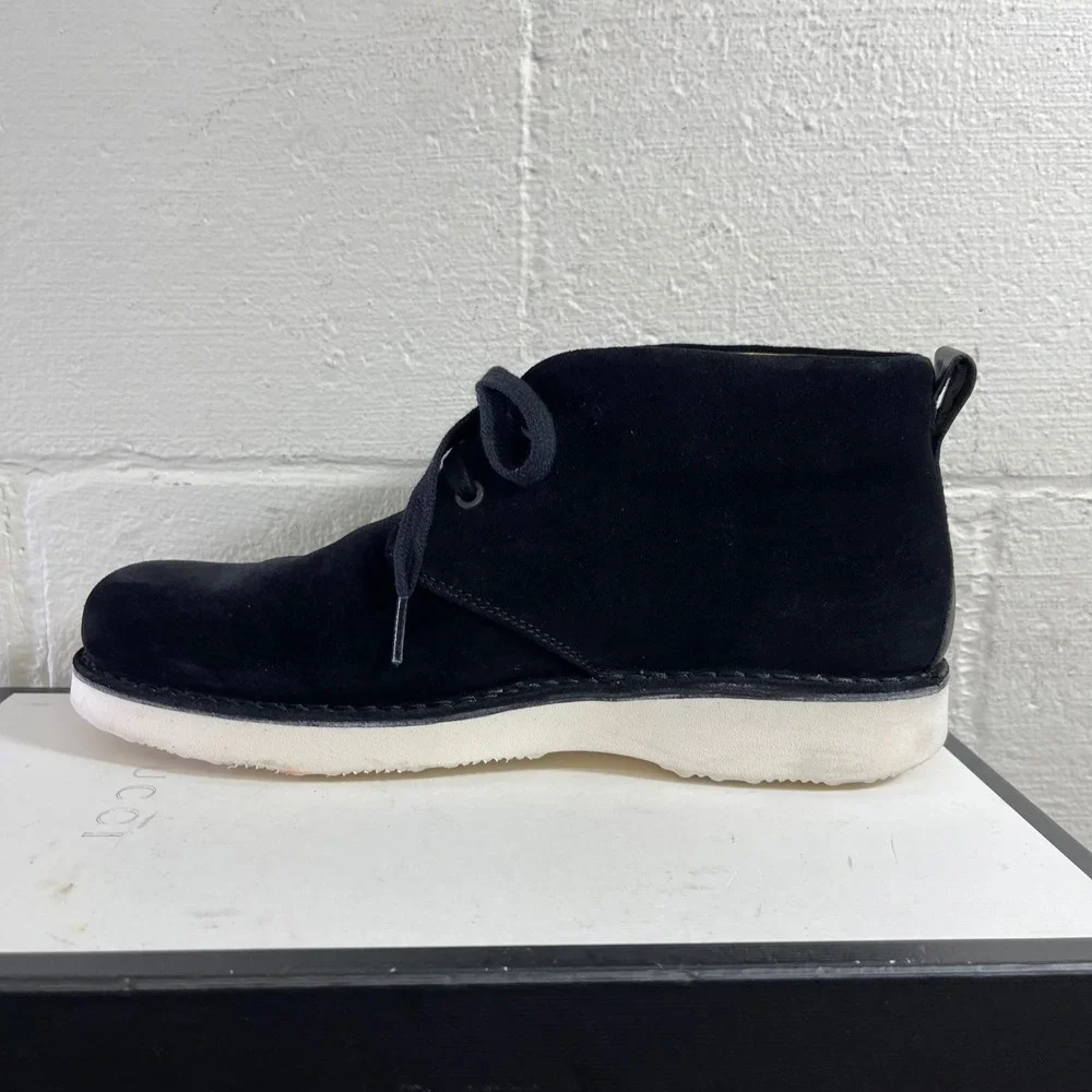 Samuel Hubbard 2215 Chukka Ankle‎ Boots Black Suede Lace up Men's Size 10 US